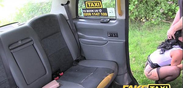  Fake Taxi Sex mad MILF loves to ride cock in London taxi